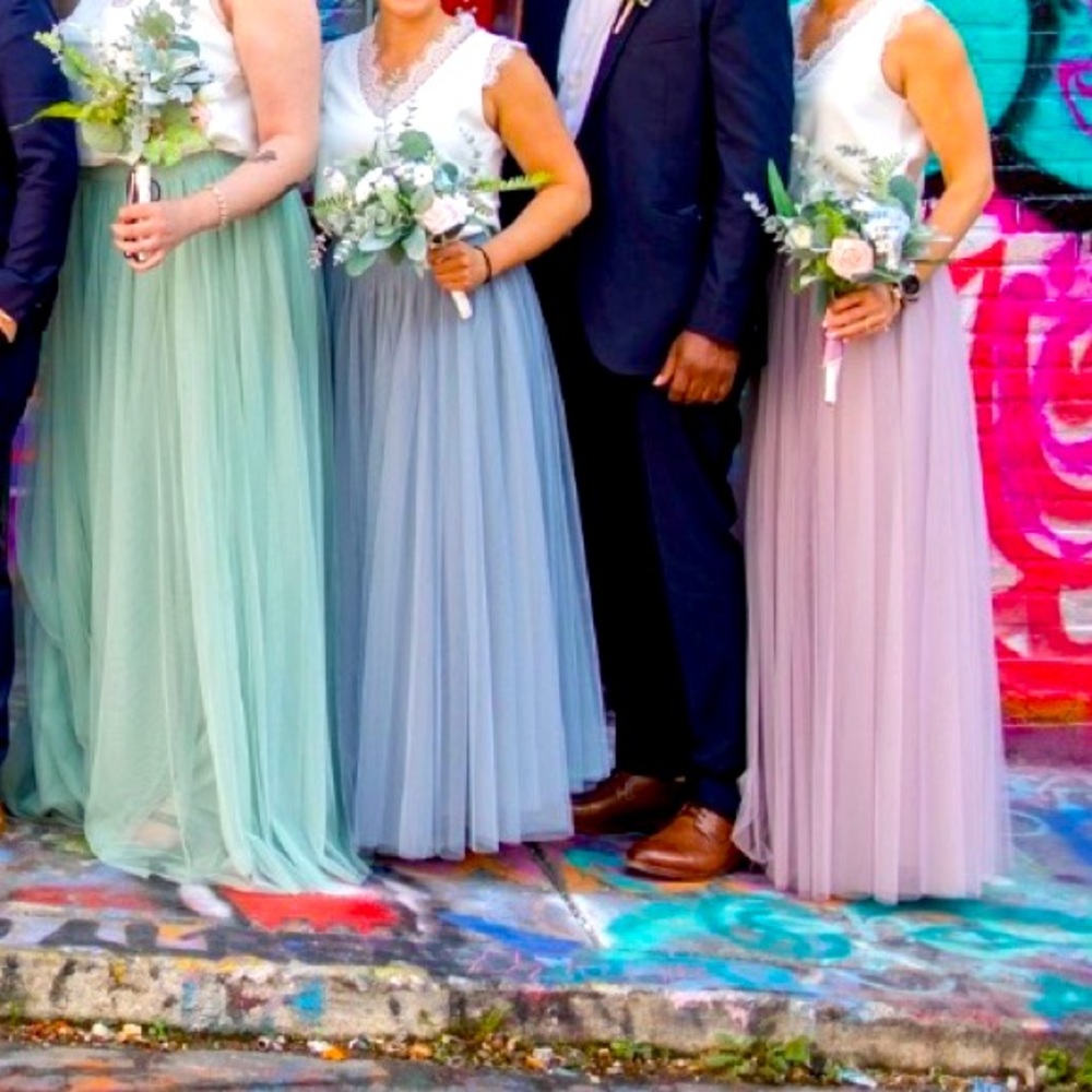 Gorgeous flowing Tulle Skirt in mauve/dusty rose - Picture 1 of 3